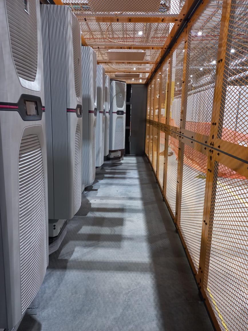 Corredor de racks Amazon